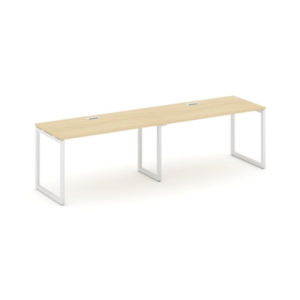 Рабочая станция 1 сторонняя SN-4O.ORS-012 (2360х700х750) (Акация Лорка/Металл Белый)
