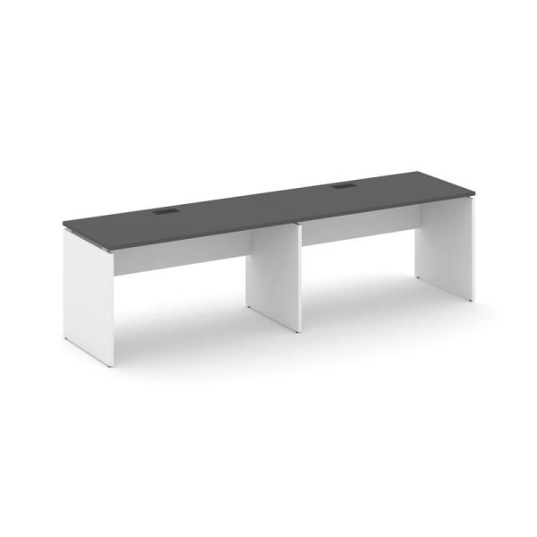 Рабочая станция 1 сторонняя SN-D.ORS-012 (2360х700х750) (Антрацит/Белый)