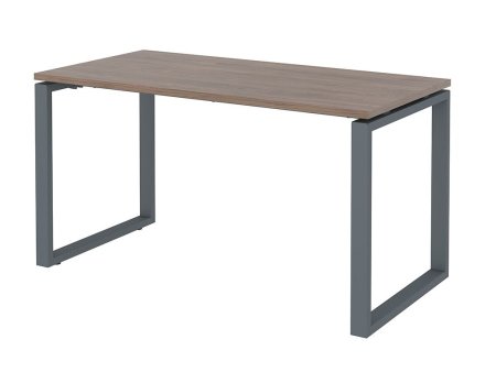 Стол NTO 120x70 темный орех/антрацит (Коричневый/Антрацит)