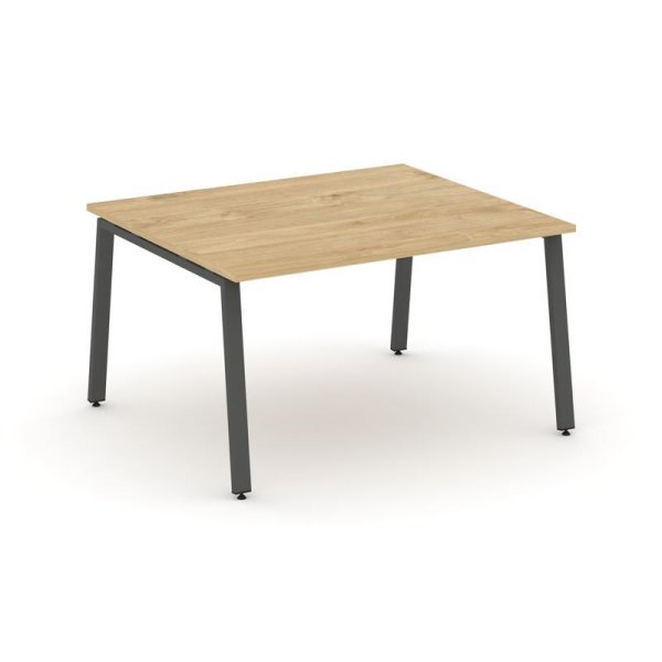 Стол переговорный SN-6A.SPRG-034.3 (1580х1180х750) (Тиквуд Светлый/Металл Антрацит)