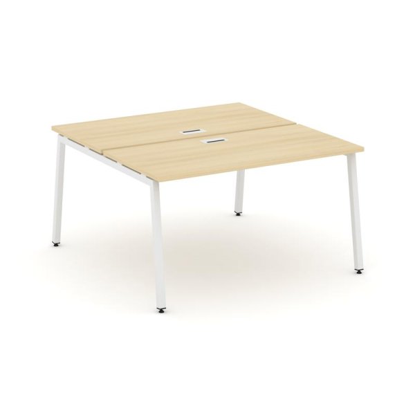Рабочая станция 2-х сторонняя SN-4A.DRS-004 (1580х1232х750) (Акация Лорка/Металл Белый)