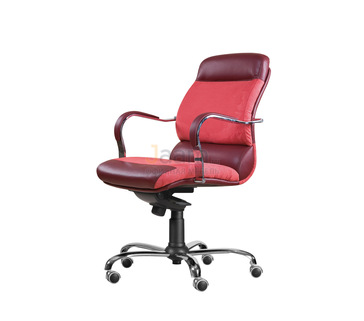 Кресло для руководителя Комфорт/Д комб. Кожа нестандартная/база хром