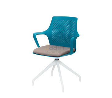 Офисный стул Альба/В Ткань кат.1/база белый пластик