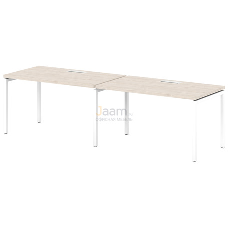 Мебель для персонала Линейный кластер на металлокаркасе S-511