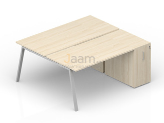 Мебель для персонала Составной стол с приставными шкафами Tower AR2TPS168T072