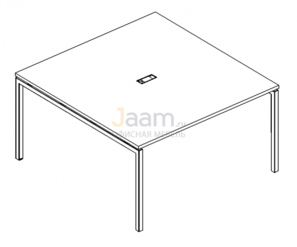Стол для переговоров Стол для переговоров на металлокаркасе DUE Б2 136 БП