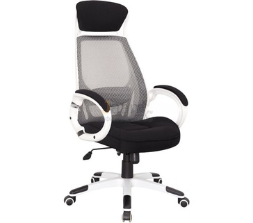 Кресло для руководителя RT-009 бело-черное