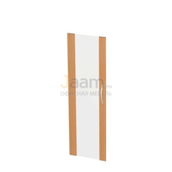 Мебель для персонала Дверь стеклянная средняя в рамке ЛДСП левая Э-52.0 Л