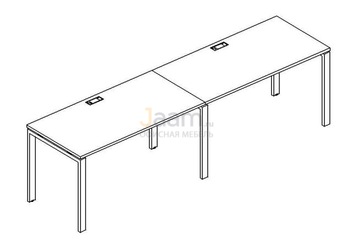 Мебель для персонала Рабочая станция на металлокаркасе UNO Б1 013-2 БП