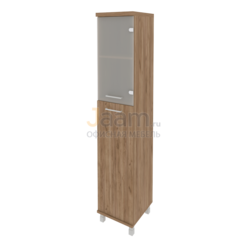 Кабинет руководителя Офисный шкаф высокий узкий правый KSU-1.7 Пр